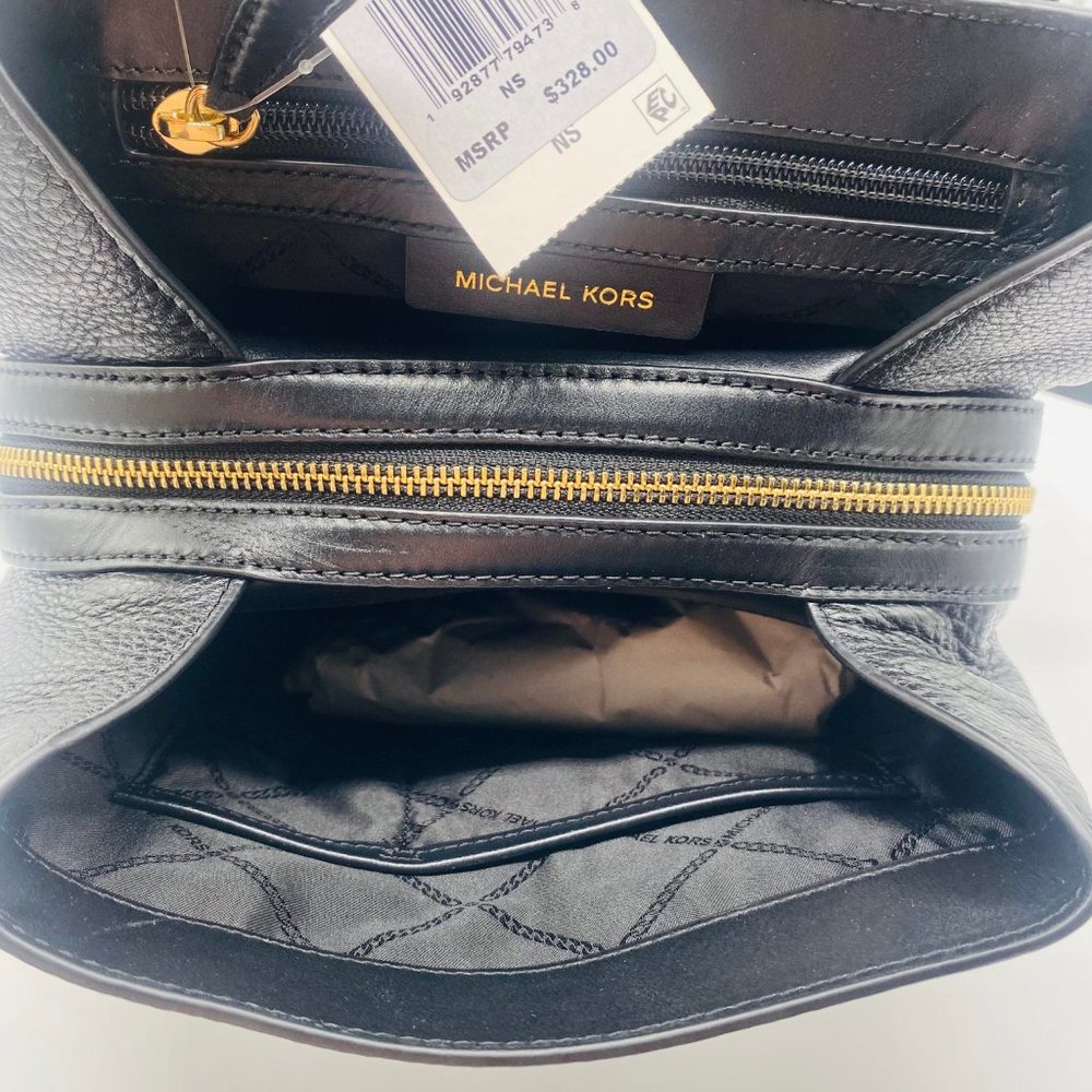 MK Raven Medium Pebbled Leather Backpack - Picture 3 of 4
